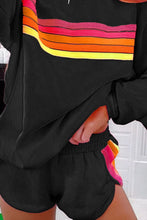 Load image into Gallery viewer, Striped Top & Shorts Set