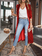Load image into Gallery viewer, Open Front Long Length Coat
