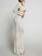 Load image into Gallery viewer, Tied Top & Skirt Cover Up Set