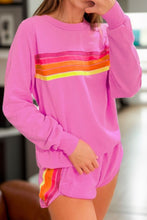Load image into Gallery viewer, Striped Top & Shorts Set