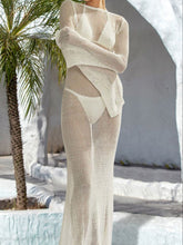 Load image into Gallery viewer, Backless Flare Sleeve Cover-Up Dress