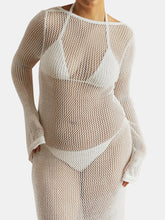 Load image into Gallery viewer, Backless Flare Sleeve Cover-Up Dress