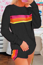 Load image into Gallery viewer, Striped Top & Shorts Set