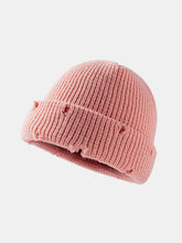 Load image into Gallery viewer, Distressed Cuffed Knit Hat
