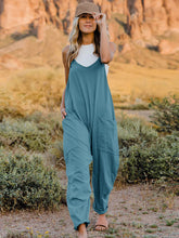 Load image into Gallery viewer, Full Size V-Neck Jumpsuit with Pockets
