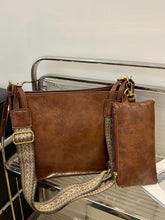 Load image into Gallery viewer, Leather Adjustable Strap Bag with Pouch
