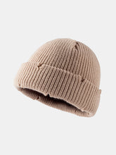 Load image into Gallery viewer, Distressed Cuffed Knit Hat
