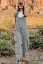 Load image into Gallery viewer, Full Size V-Neck Jumpsuit with Pockets
