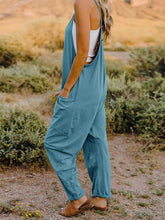 Load image into Gallery viewer, Full Size V-Neck Jumpsuit with Pockets
