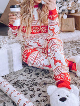 Load image into Gallery viewer, Christmas Long Sleeve with Pants PJ Set
