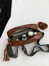 Load image into Gallery viewer, Leather Printed Strap Cassette Bag
