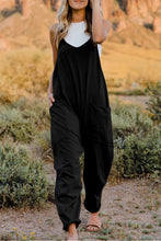 Load image into Gallery viewer, Full Size V-Neck Jumpsuit with Pockets
