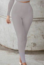 Load image into Gallery viewer, Long Sleeve Top and High Waist Pants Set
