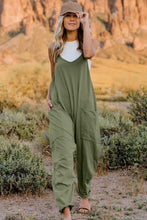 Load image into Gallery viewer, Full Size V-Neck Jumpsuit with Pockets
