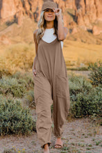 Load image into Gallery viewer, Full Size V-Neck Jumpsuit with Pockets
