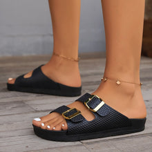 Load image into Gallery viewer, Double Buckle Sandals
