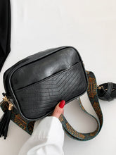 Load image into Gallery viewer, Leather Printed Strap Cassette Bag
