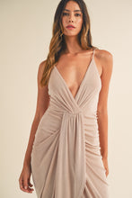 Load image into Gallery viewer, Mable Draped Detail Cami Midi Dress
