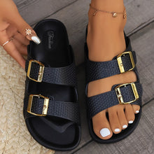 Load image into Gallery viewer, Double Buckle Sandals
